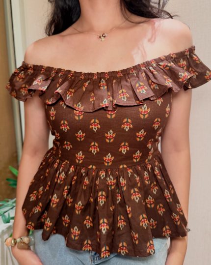 Mili 2 in 1 Peplum top
